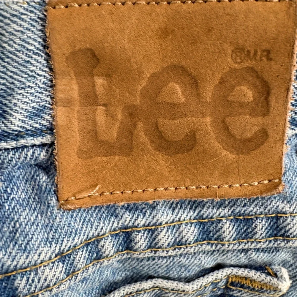 Lee Regular Fit Jeans Mens 36x32 Light Wash Blue Good Straight‎ Leg 2008991